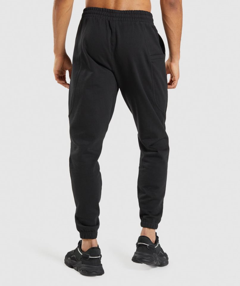 Pantalones Jogger Gymshark Essential Hombre Negros | MX 308PQM